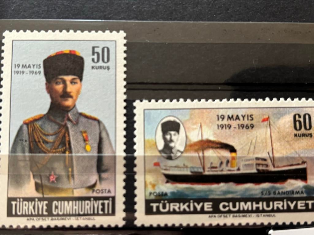 Schepen, Turkije 1969, Ophalen of Verzenden, Postfris, Overige thema's