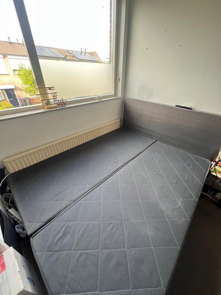 GRATIS AF TE HALEN Boxspring 160x200, Ophalen, Gebruikt, Tweepersoons, 160 cm