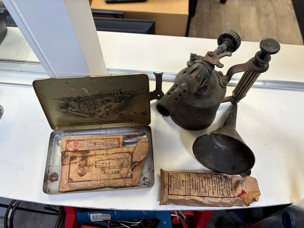 Oude gasbrander van Sievert, Antiek en Kunst, Ophalen of Verzenden