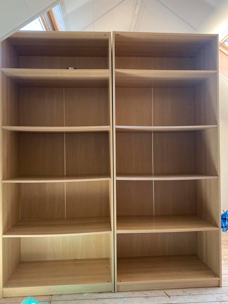 Gratis af te halen: Twee IKEA kasten (237x100x57 cm), Huis en Inrichting, Kasten | Boekenkasten, Gebruikt, 100 tot 150 cm, 200 cm of meer