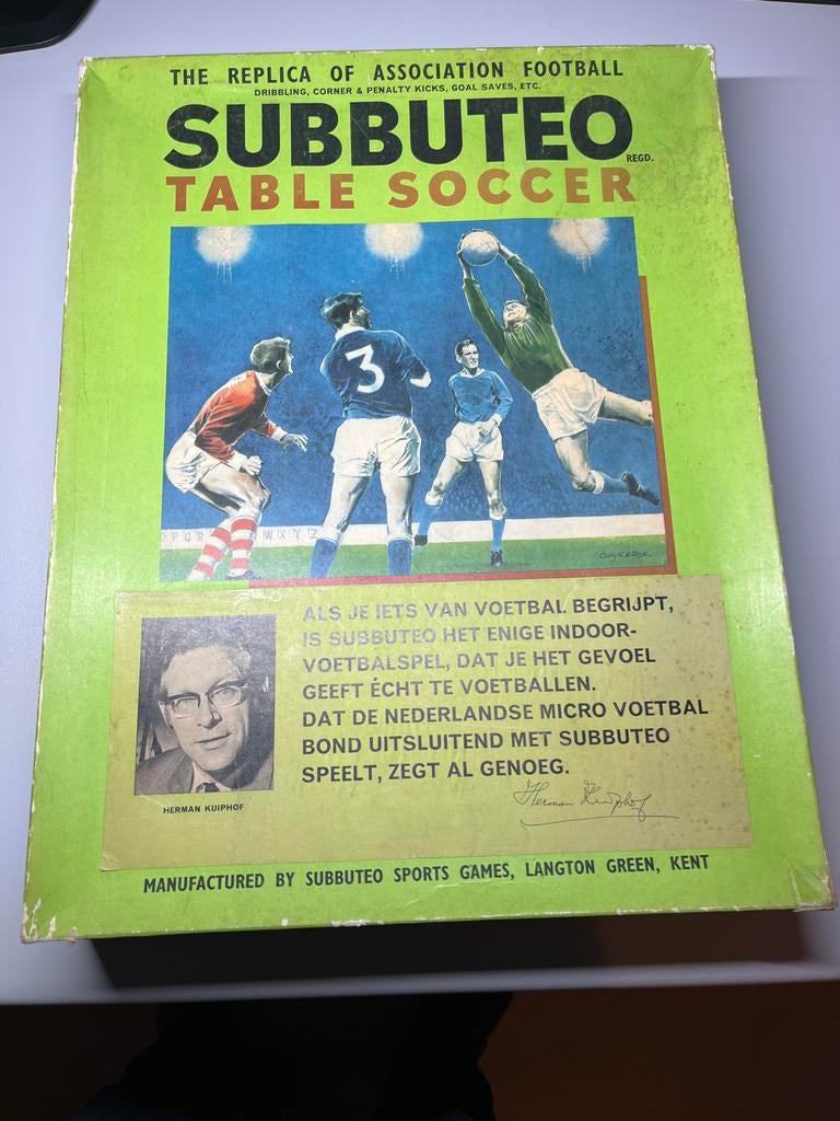 Subbuteo Table Soccer voetbalspel, Ophalen of Verzenden, Gebruikt