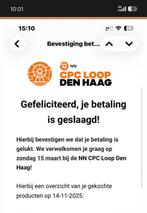 Startbewijs 10 km CPC, Eén persoon, Kortingsbon