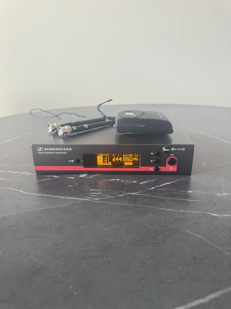 Sennheiser EW 100 G3 set + DAP ECLM-70 microfoon, Muziek en Instrumenten, Microfoons, Ophalen of Verzenden, Zo goed als nieuw