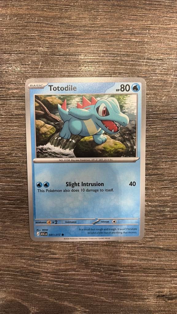 ASC Totodile 041/217, Ophalen of Verzenden, Zo goed als nieuw