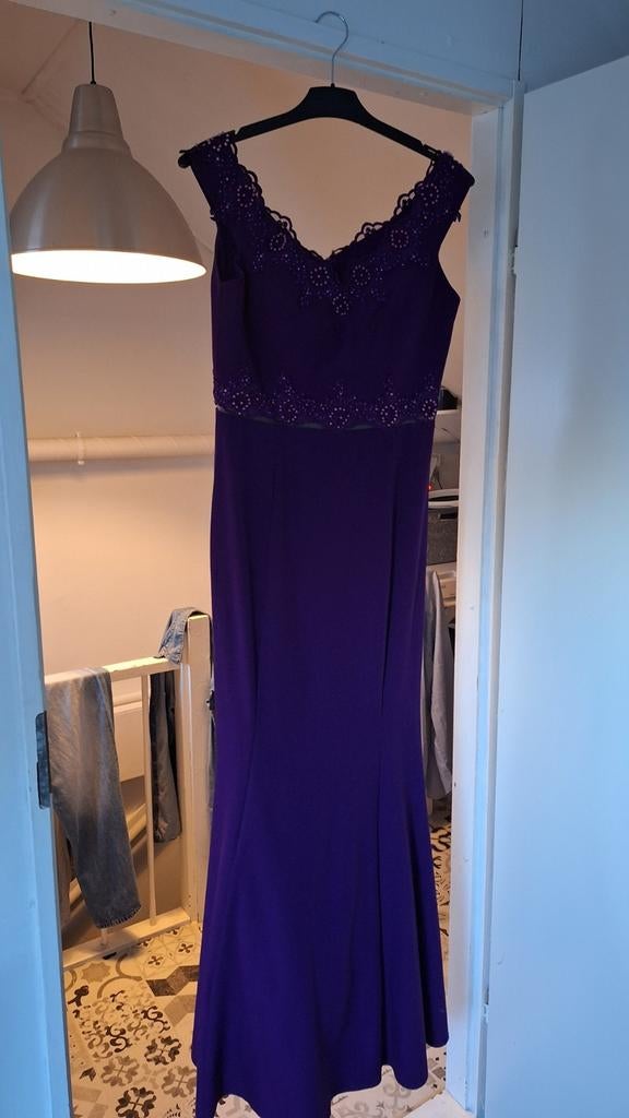 Nieuw! Mooie feestjurk avondjurk galajurk paars mt M/L, Kleding | Dames, Gelegenheidskleding, Ophalen of Verzenden, Nieuw, Paars