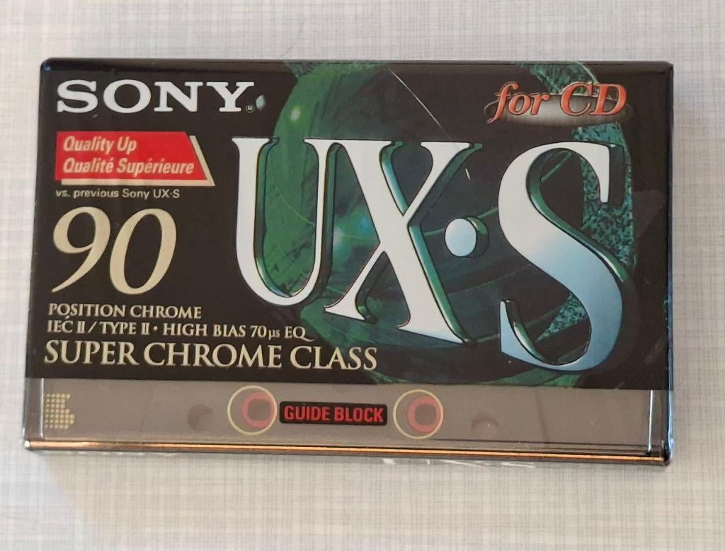 Sony cassettebandje 90 minuten, 2 t/m 25 bandjes, Overige genres, Ophalen of Verzenden, Nieuw in verpakking