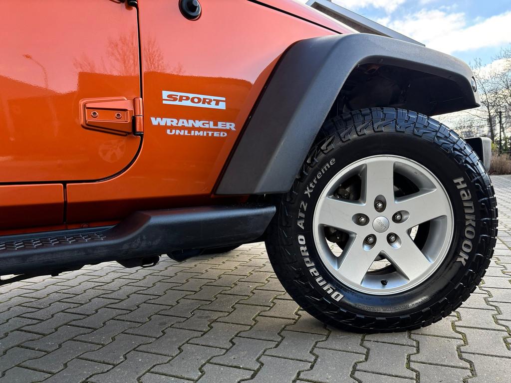 Jeep Wrangler Unlimited 3.8 Sport | Cabrio hardtop, Auto's, Jeep, Euro 5, Stof, Gebruikt, Zwart