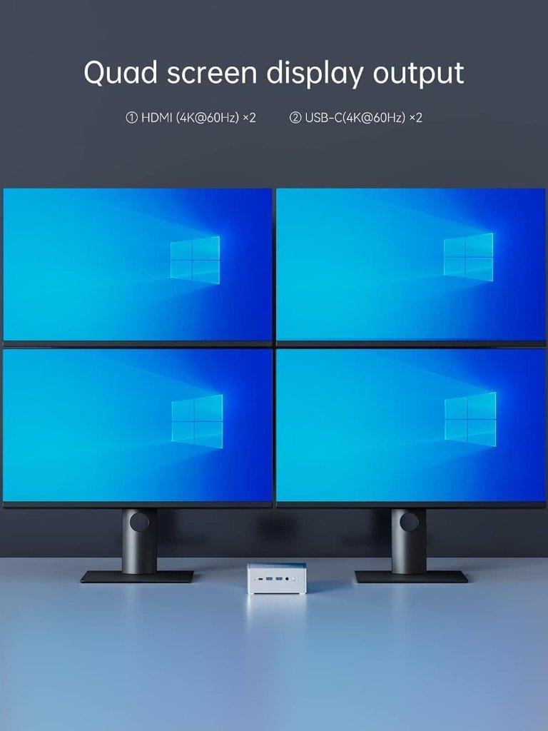 MINISFORUM NAB6 Mini-pc, Intel Core i7-12650H, 32GB / 512GB, Minisforum, 32 GB, Zo goed als nieuw, SSD