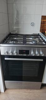 Bosch gasfornuis met elektrische oven - in goede staat!, Ophalen, 4 kookzones, Zo goed als nieuw, Gas