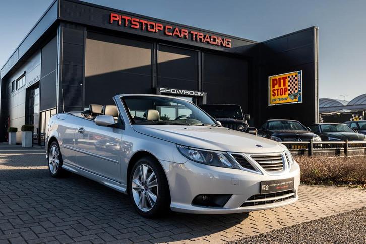 Saab 9-3 Cabrio 2.0T Vector, Hirsch 230pk, Windscherm, Nieuw, Auto's, Saab, Particulier, Te koop, Saab 9-3, Lederen bekleding