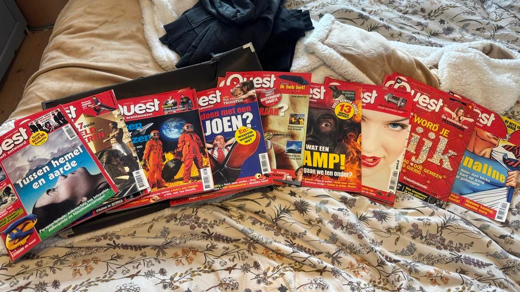 Quest magazine diverse jaargangen, Ophalen, Gelezen, Wetenschap en Natuur