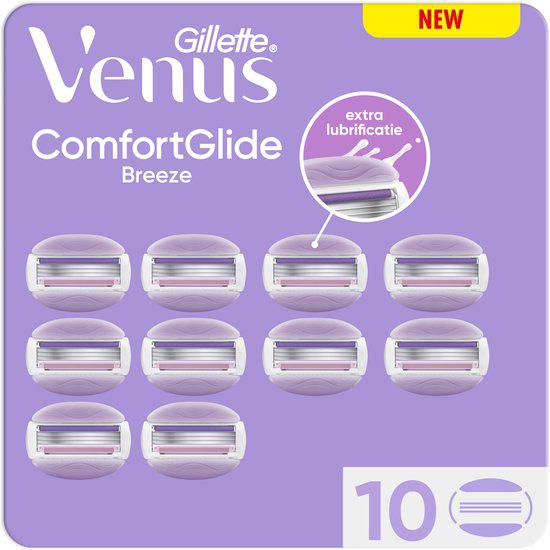 Gillette Venus ComfortGlide Breeze scheermesjes, Ophalen of Verzenden, Nieuw, Gehele gezicht, Reiniging