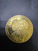 Jubileum Munt Prinses Juliana & Prins Bernhard, Postzegels en Munten, Penningen en Medailles, Ophalen of Verzenden, Goud, Nederland