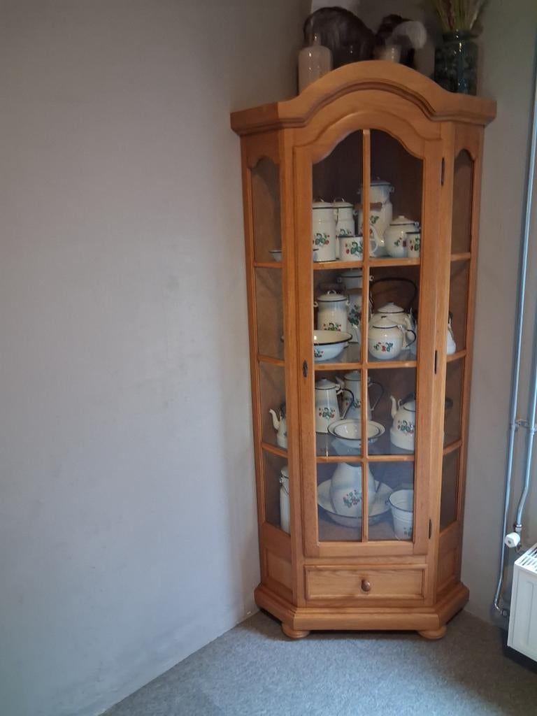Vitrine kast, Ophalen of Verzenden, Zo goed als nieuw, 25 tot 50 cm, 50 tot 100 cm
