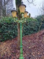 Gietijzeren Tuin Lantaarn Classic, Gebruikt, Staande lamp, Ophalen of Verzenden, Netvoeding