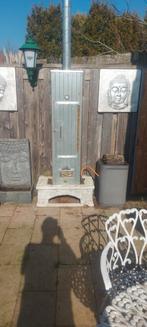 RVS Rookton met Gasbrander, Thermometer en Lange Schoorsteen, Ophalen, Gebruikt, Onbekend, Met accessoires