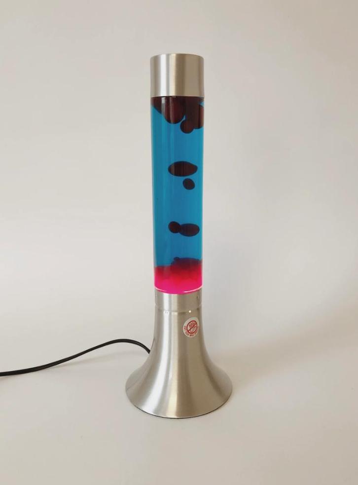 RETRO LAVALAMP | BLAUW/ROOD (NIEUW), Verzamelen, Retro, Huis en Inrichting, Ophalen of Verzenden