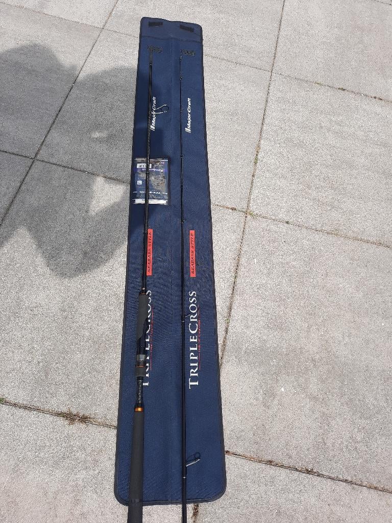 Major Craft Triple Cross TCX 862 ML nieuw!, Watersport en Boten, Hengelsport | Roofvissen, Nieuw, Werphengel, Ophalen