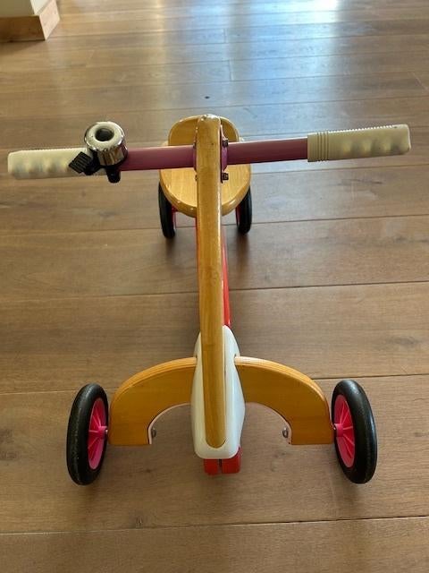 peuterfietsje roze, Ophalen, Zo goed als nieuw, 14 inch of minder, Onbekend
