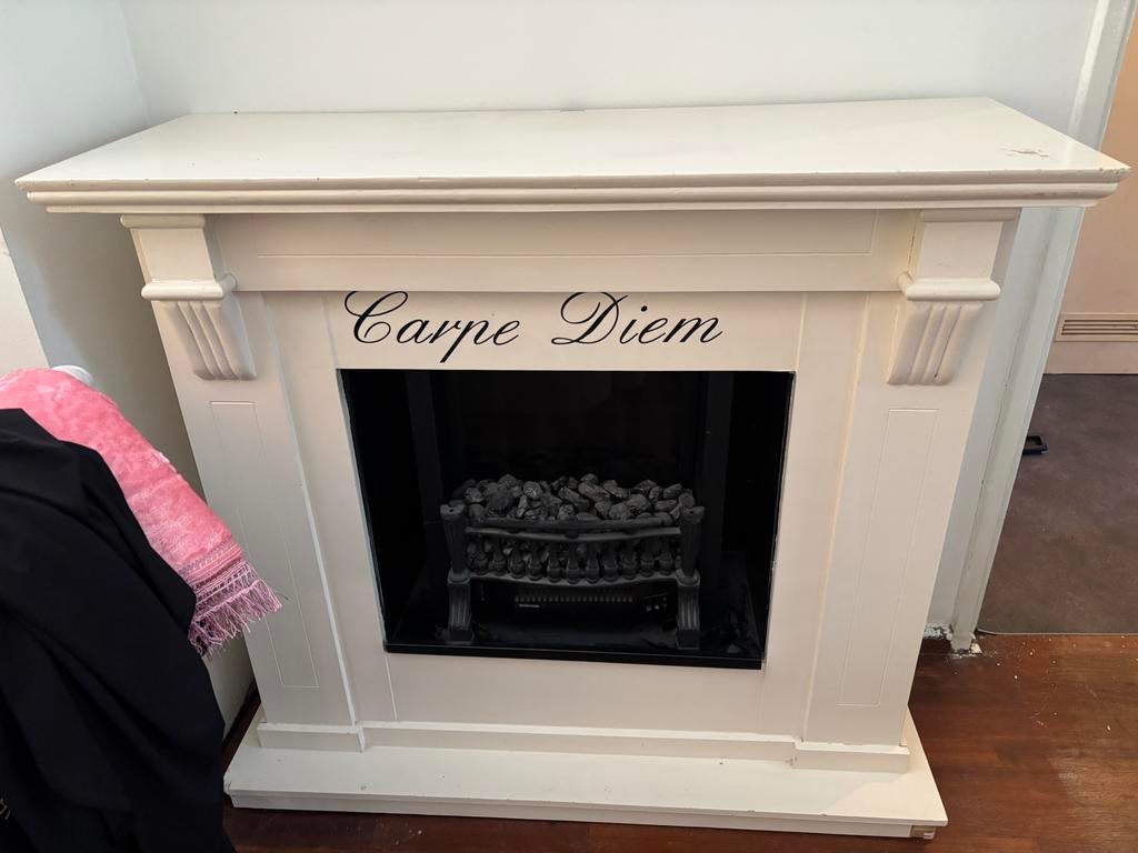 Schouw, Huis en Inrichting, Haarden, Ophalen, Zo goed als nieuw, Vrijstaande haard, Elektrische haard