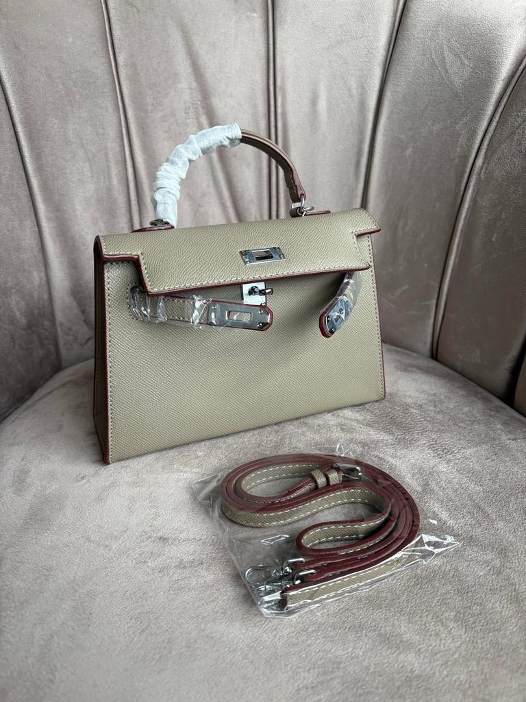 Stijlvolle tas in Hermes-stijl, Ophalen of Verzenden, Nieuw, Beige, Handtas