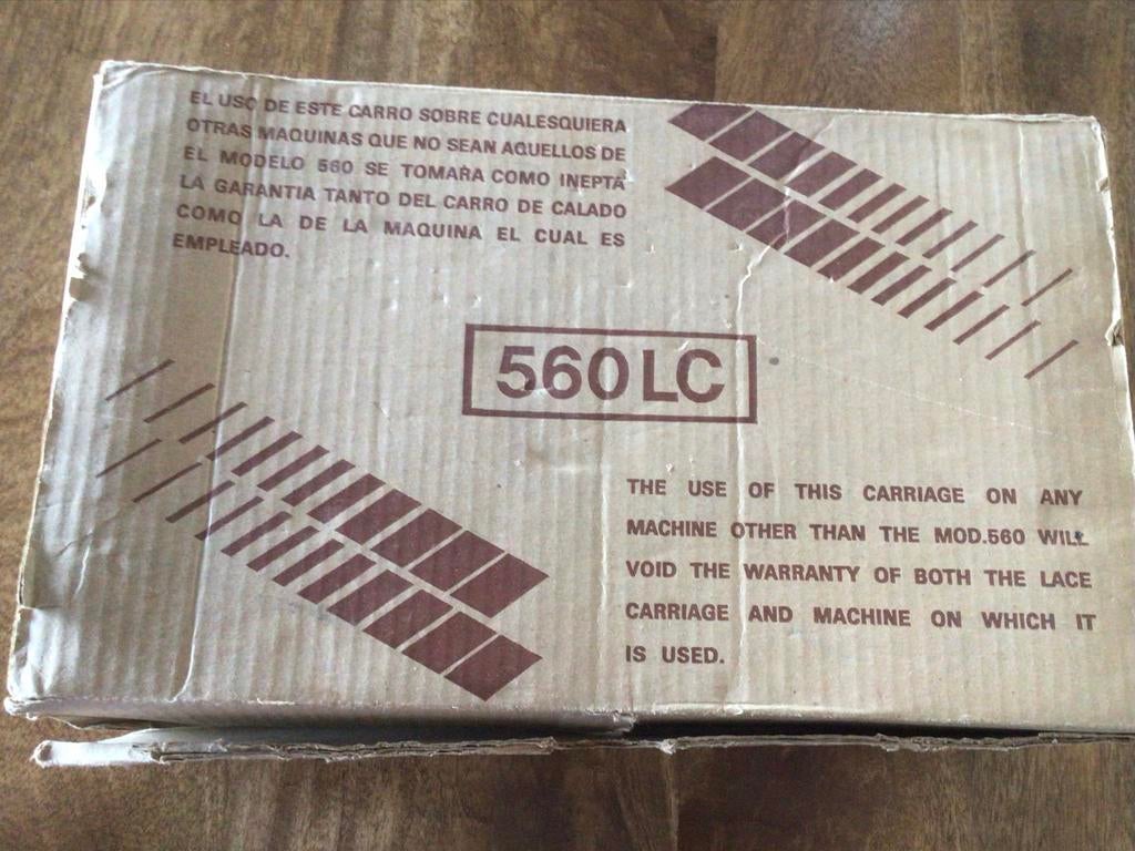 Empisal Knitmaster 560 LC Lace Carriage voor model SK560, Ophalen of Verzenden, Gebruikt, Haken, Wol of Garen