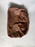 Bruine leren Fred de la Bretoniere handtas, Ophalen of Verzenden, Gebruikt, Bruin, Handtas