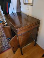 Antieke grammofoon inclusief 100 platen, Ophalen