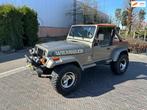 Jeep Wrangler 4.0i Sahara 6 cilinder YJ Cabrio met softtop, Auto's, Bestelauto's, Jeep, Stof, Gebruikt, Beige