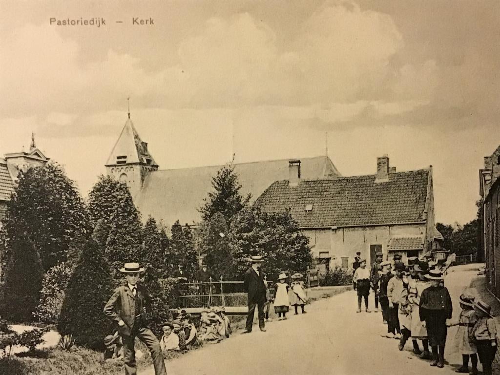 Pernis Pastoriedijk Kerk ca 1905-10, Verzenden, Voor 1920, Ongelopen, Zuid-Holland