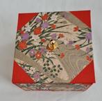 Prachtig Japans Washi sieradendoosje - rood met goudaccenten, Ophalen of Verzenden, Nieuw