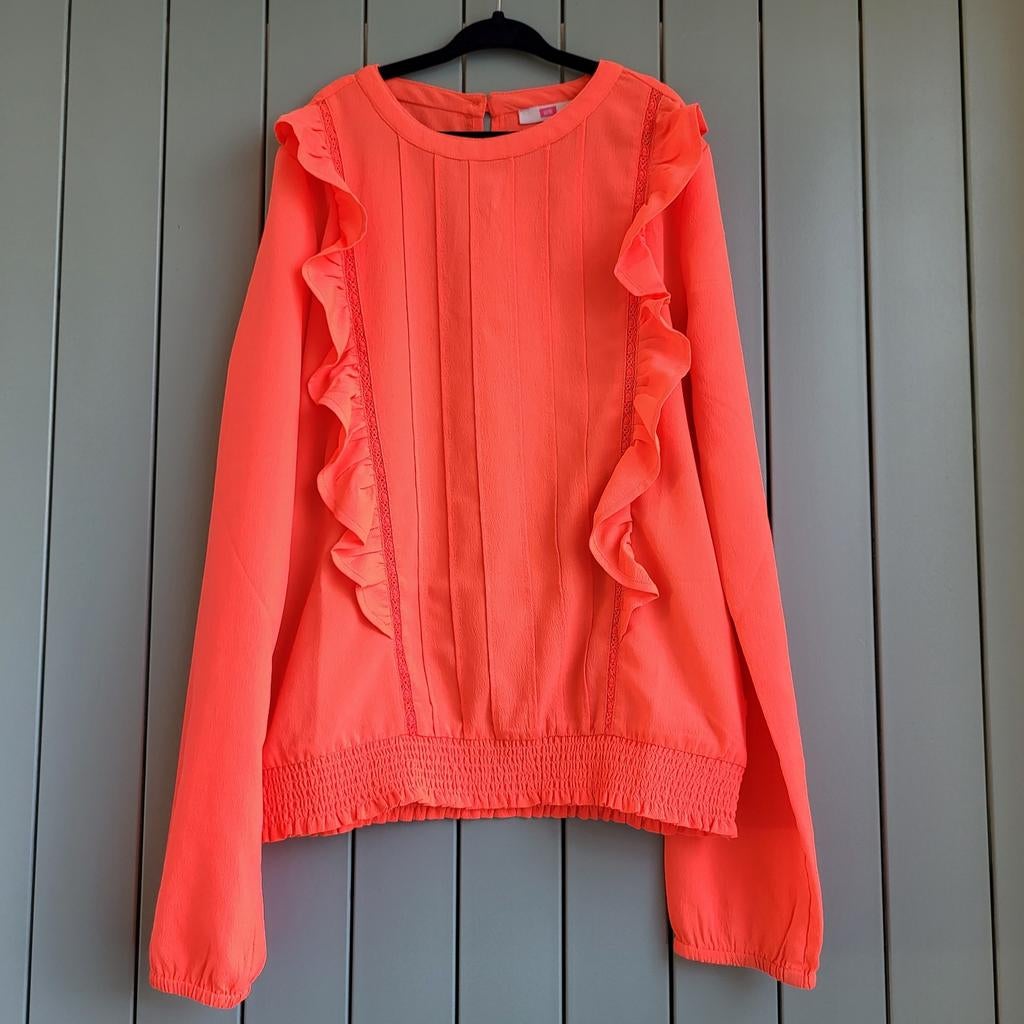 Neon roze shirtje maat 146/152, WE, Meisje, Ophalen of Verzenden, Zo goed als nieuw