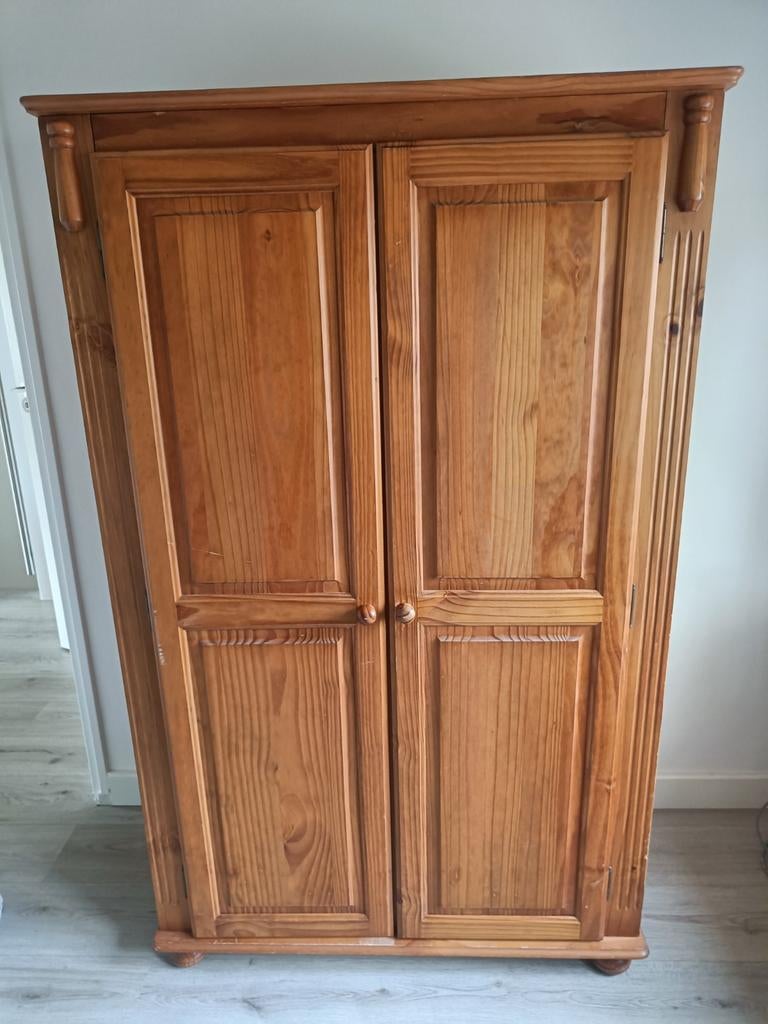 GRATIS Houten kledingkast 160x100x50cm, Ophalen, Gebruikt, 50 tot 75 cm, 150 tot 200 cm