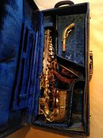 Buescher 400 Top Hat & Cane Altsax, Ophalen of Verzenden, Gebruikt, Alt, Met koffer