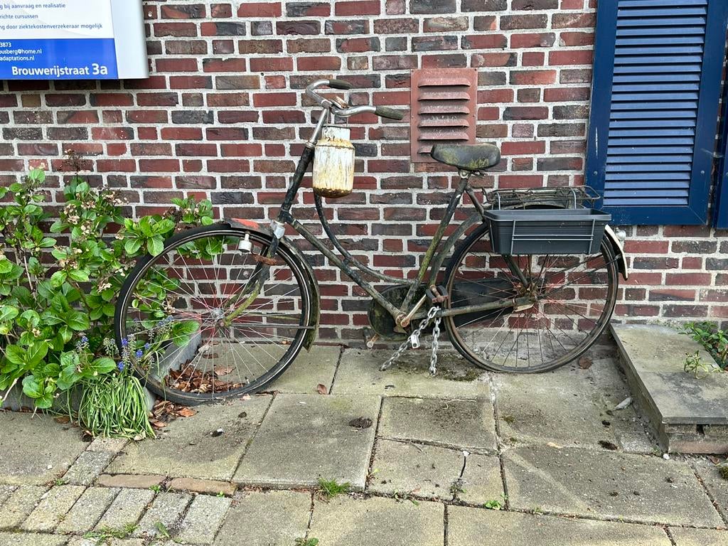 Antieke fiets, Fietsen en Brommers, Fietsen | Oldtimers, Ophalen, Jaren '20 of ouder