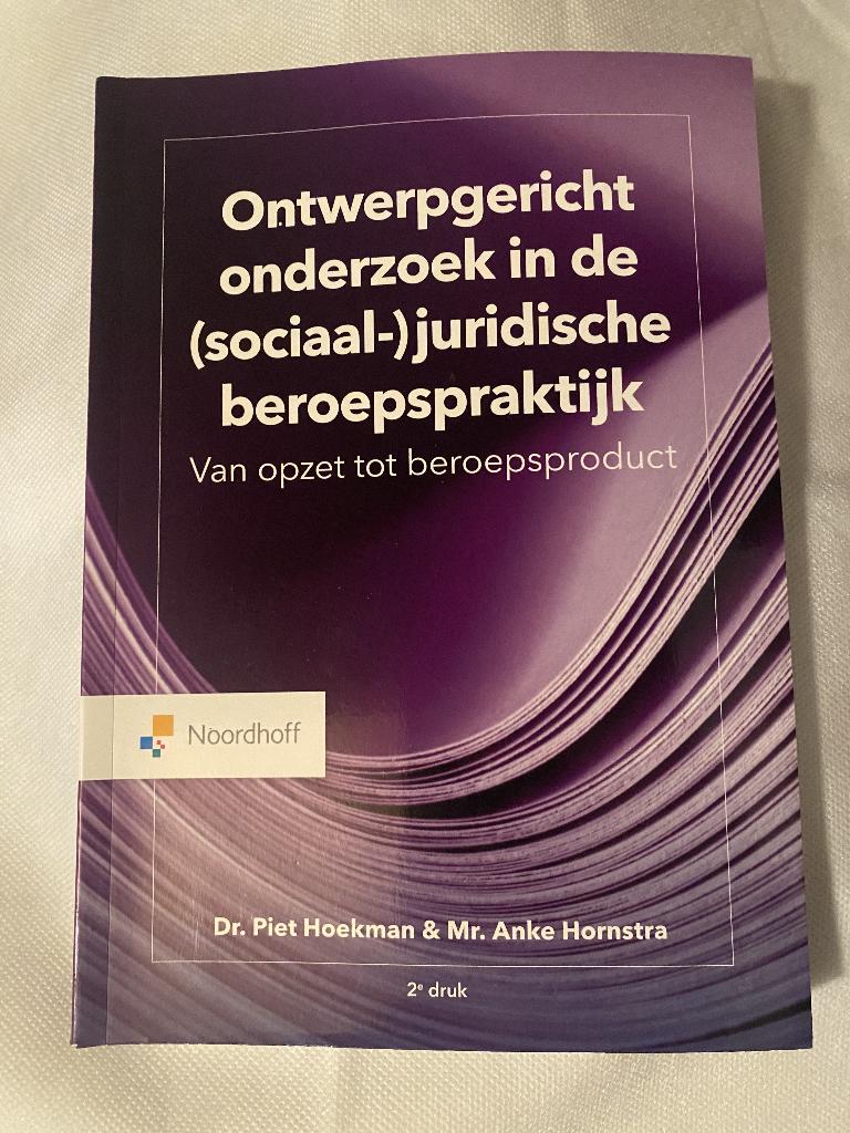 Ontwerpgericht onderzoek 2e druk, Dr. Piet Hoekman & Mr. Anke Hornstra, Zo goed als nieuw, Beta, HBO