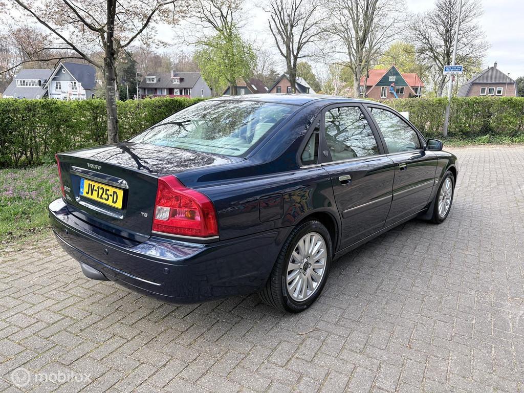 Volvo S80 2.9 T6 Exclusive | AUT | 272PK | CRUISE | TREKH. |, Auto's, Beige, Blauw, 2922 cc, Leder