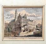 Gravure Stadhuis Den Haag, Antiek en Kunst, Kunst | Etsen en Gravures, Ophalen of Verzenden