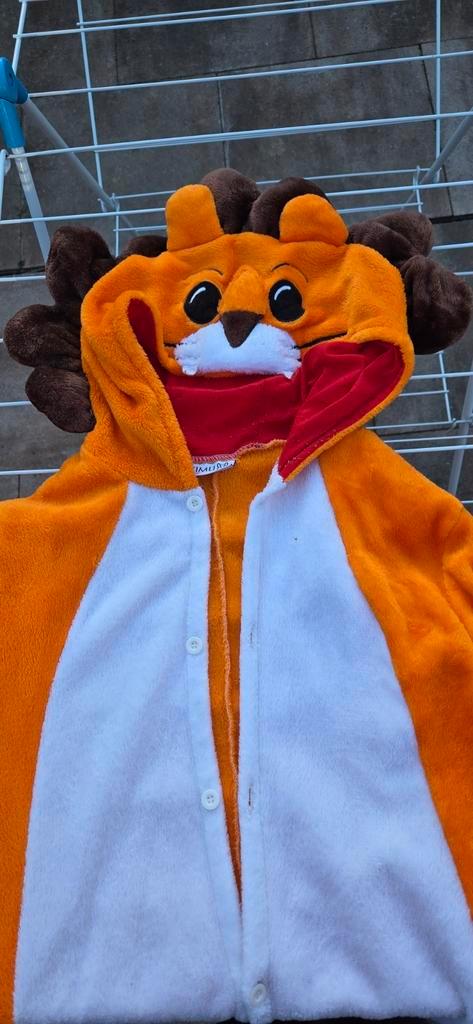 Leeuw onesie van Kimu maat s/m, Kleding | Heren, Carnavalskleding en Feestkleding, Ophalen of Verzenden