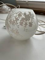 IKEA Lampje - Glazen Bol met Takkenprint, Ophalen, Gebruikt, Glas, Minder dan 50 cm