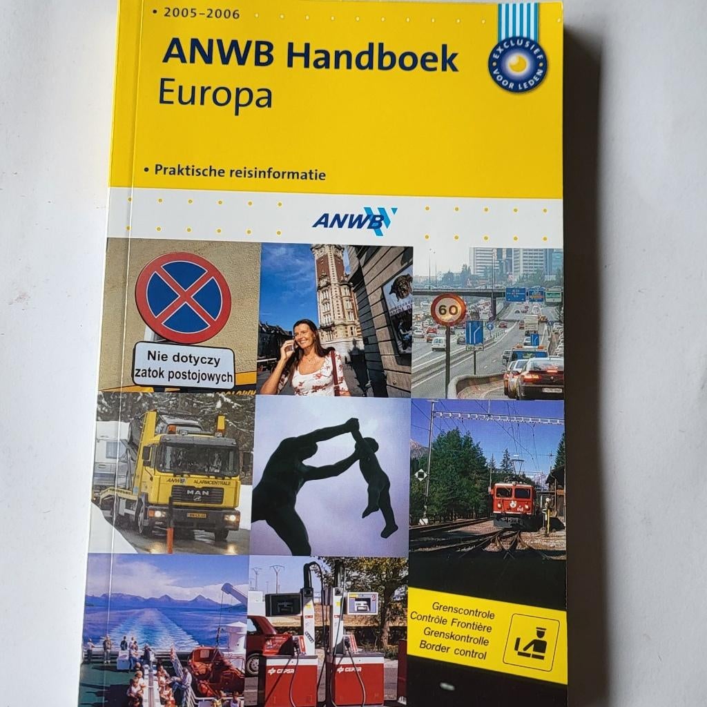 Oude boeken auto's en techniek. Vintage ANWB handboek Europa, Ophalen of Verzenden, Zo goed als nieuw, Algemeen