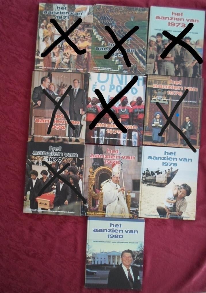 Aanzien van 1978 tot en met 1989. 1 euro per stuk., Ophalen of Verzenden, 20e eeuw of later, Zo goed als nieuw, Overige gebieden