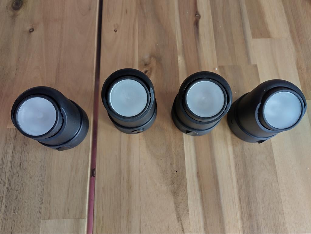 Set van 4 opbouw spotjes voor caravan of camper, Ophalen of Verzenden, Gebruikt