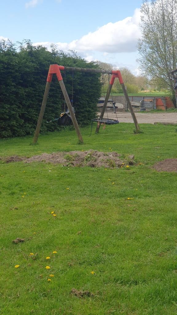 Schommel met rekstok, Ophalen, Gebruikt, Schommel