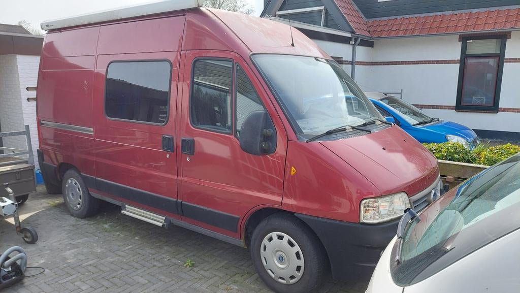 Fiat ducato 244 buscamper, Ophalen
