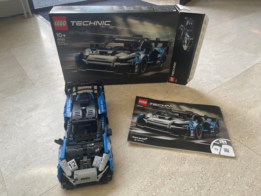 LEGO Technic 42123 McLaren Senna GTR - Zo goed als nieuw, Ophalen of Verzenden, Zo goed als nieuw