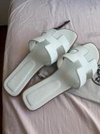 Hermès Oran Sandalen Wit, Wit, Nieuw, Sandalen of Muiltjes, Ophalen of Verzenden