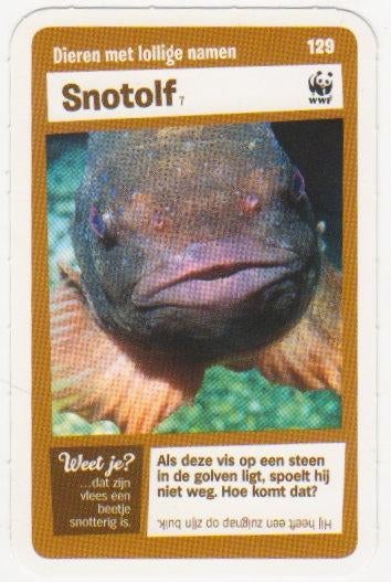 Super dieren no.129 Snotolf [2753]  [VeOvSu], Albert Heijn, Ophalen of Verzenden