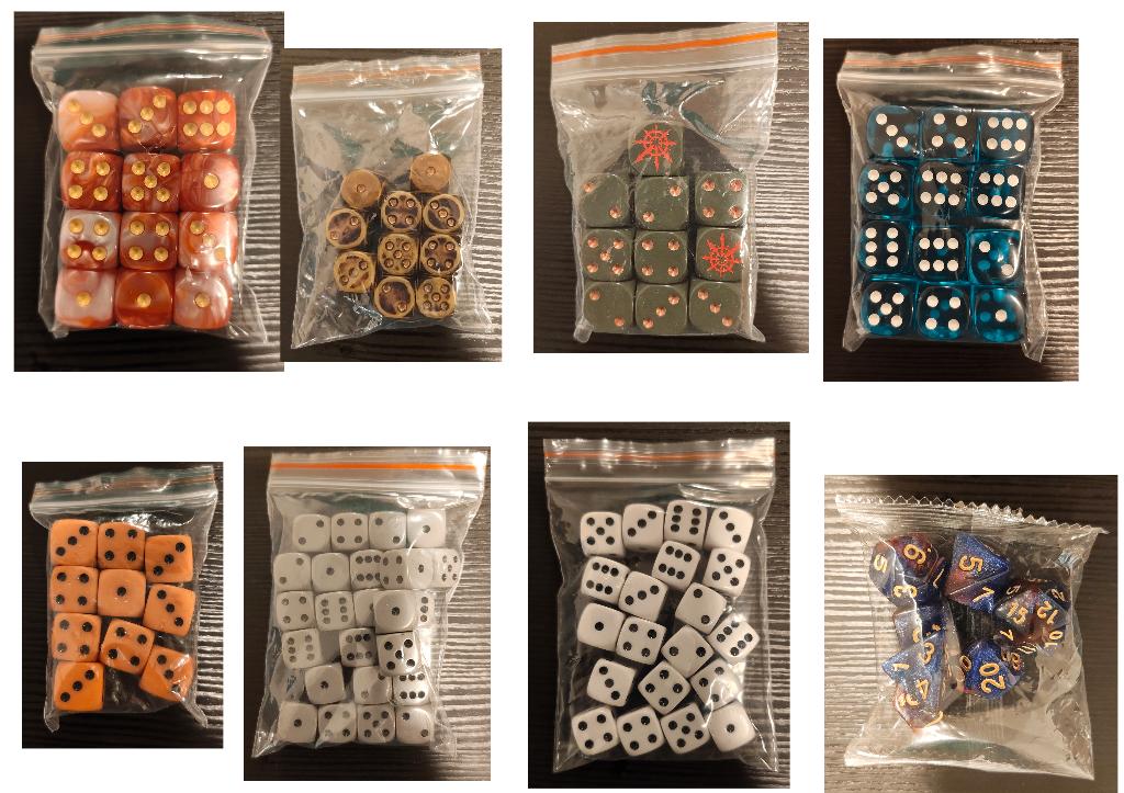 Assortment of dice for TTRPGs and Warhammer, Ophalen of Verzenden, Zo goed als nieuw, Warhammer, Toebehoren