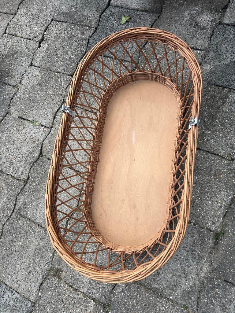 Rotan baby wiegje - Vintage look, Kinderen en Baby's, Babywiegjes en Ledikanten, Ophalen, Gebruikt, Wieg